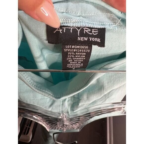 Slim Fit Cigarette Trousers Stretchy Size 6‎ by ATTYRE New York - Picture 3 of 4